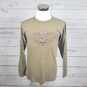 Harley Davidson Skull / Viking Long Sleeve T-shirt